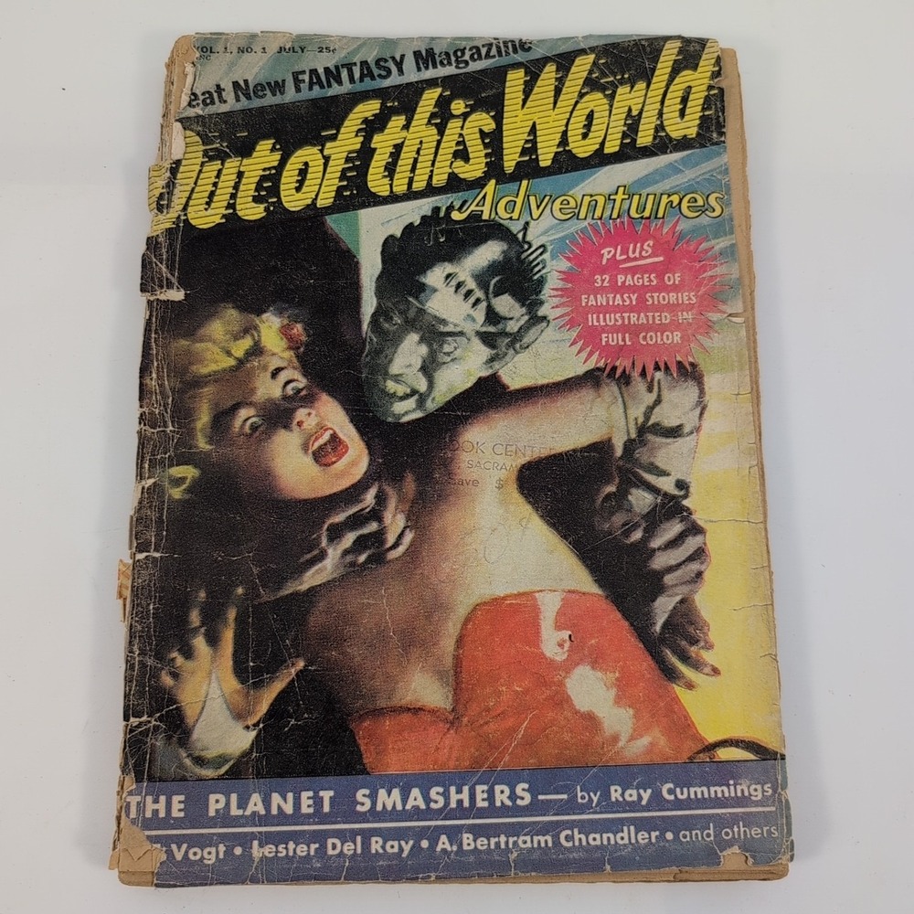 Out of This World Adventures - No 1 July 1950 / Crom the Barbarian Van Vogt READ
